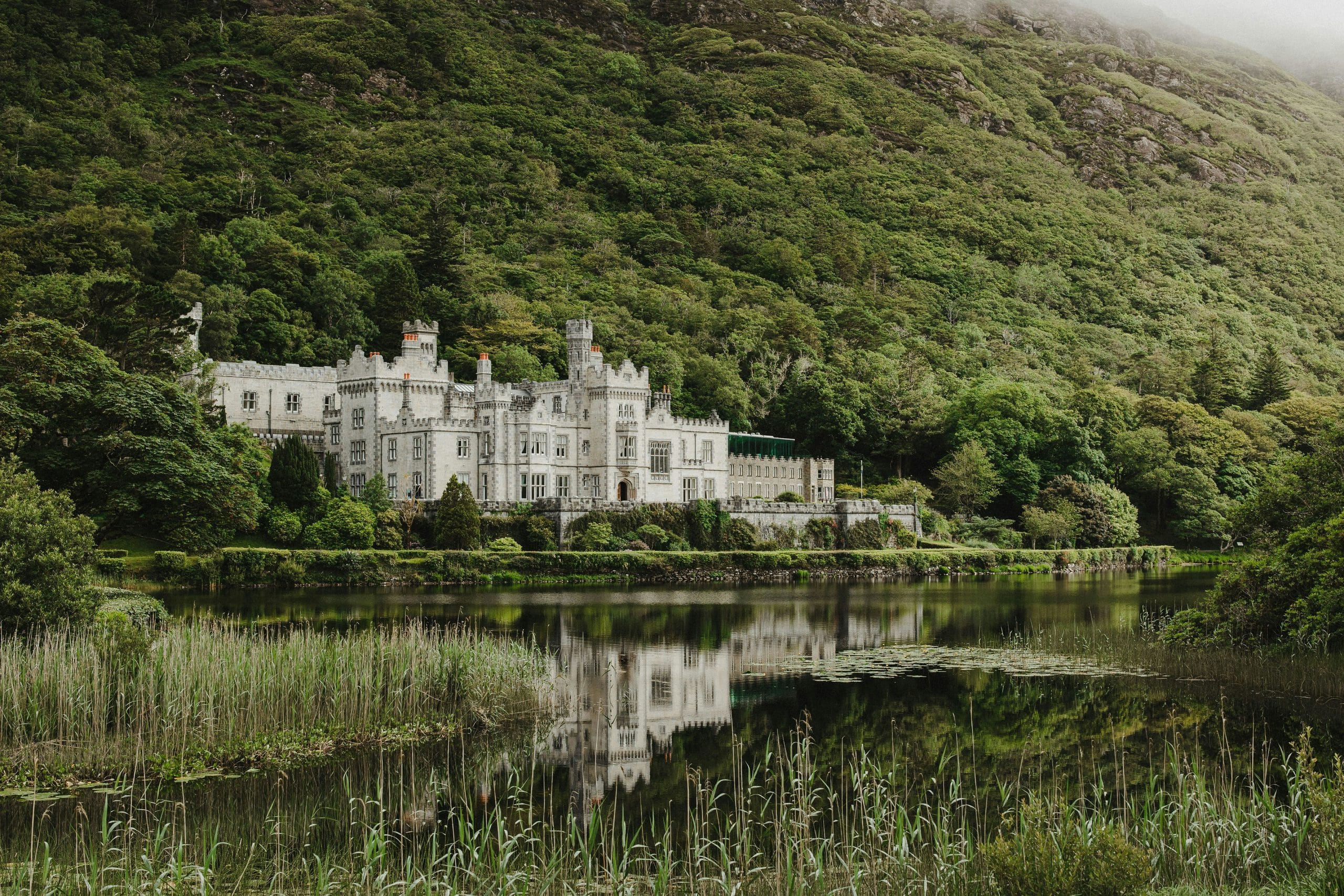 Kylemore Abbey in Connemara Ireland Kylemore Abbey in Connemara Ireland