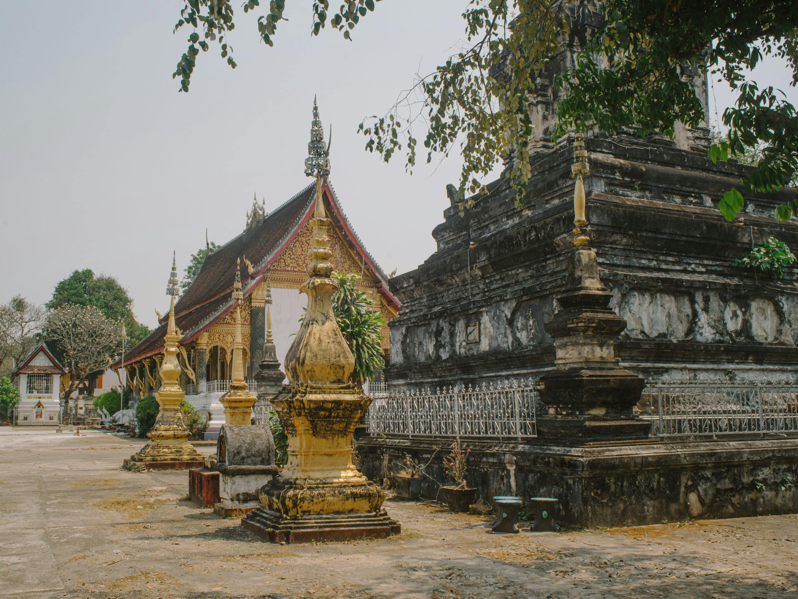 A temple in Luang Prabang in Laos