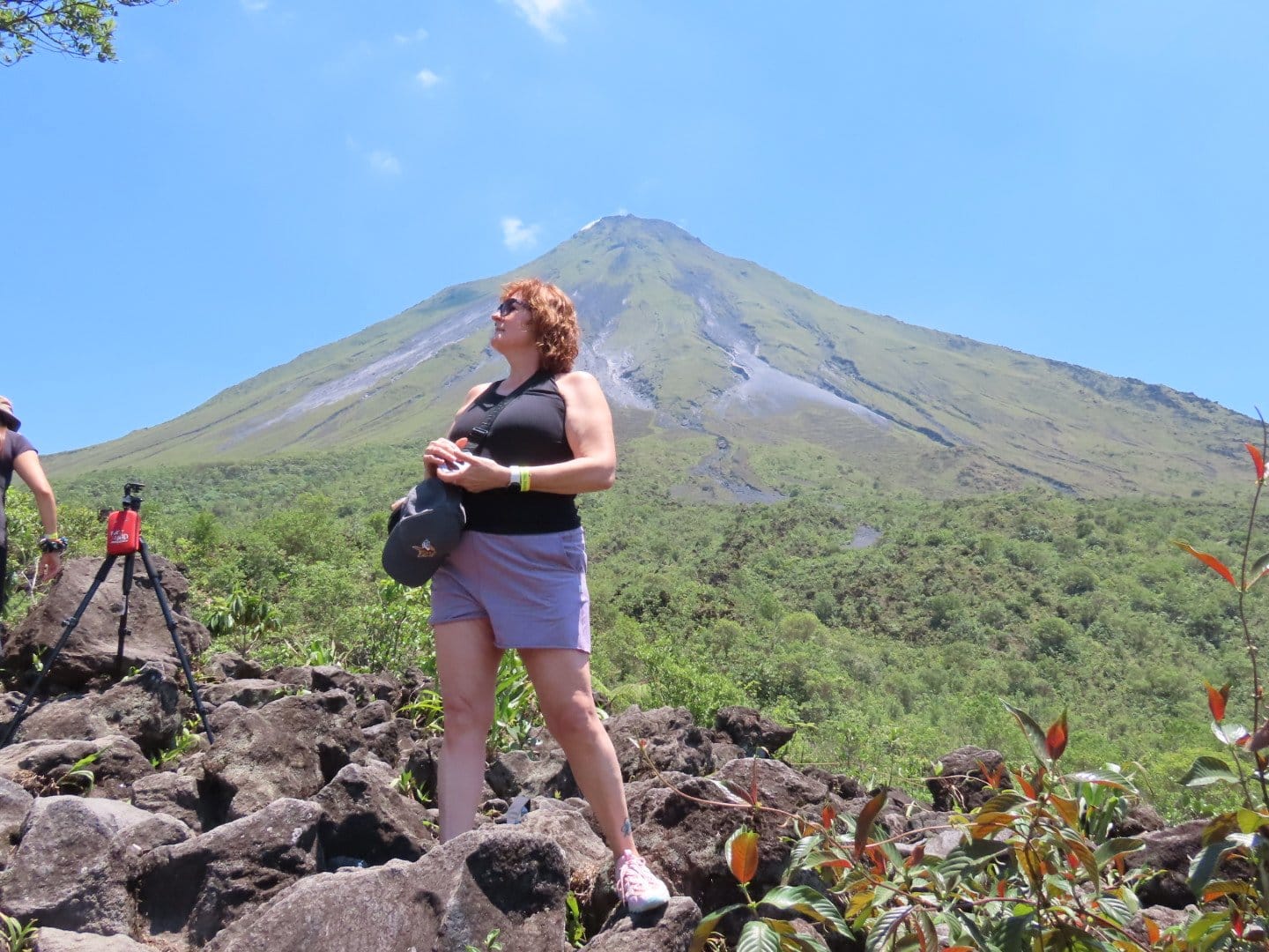WTA traveler overlooking a green rainforest in Costa Rica WTA traveler overlooking a green rainforest in Costa Rica