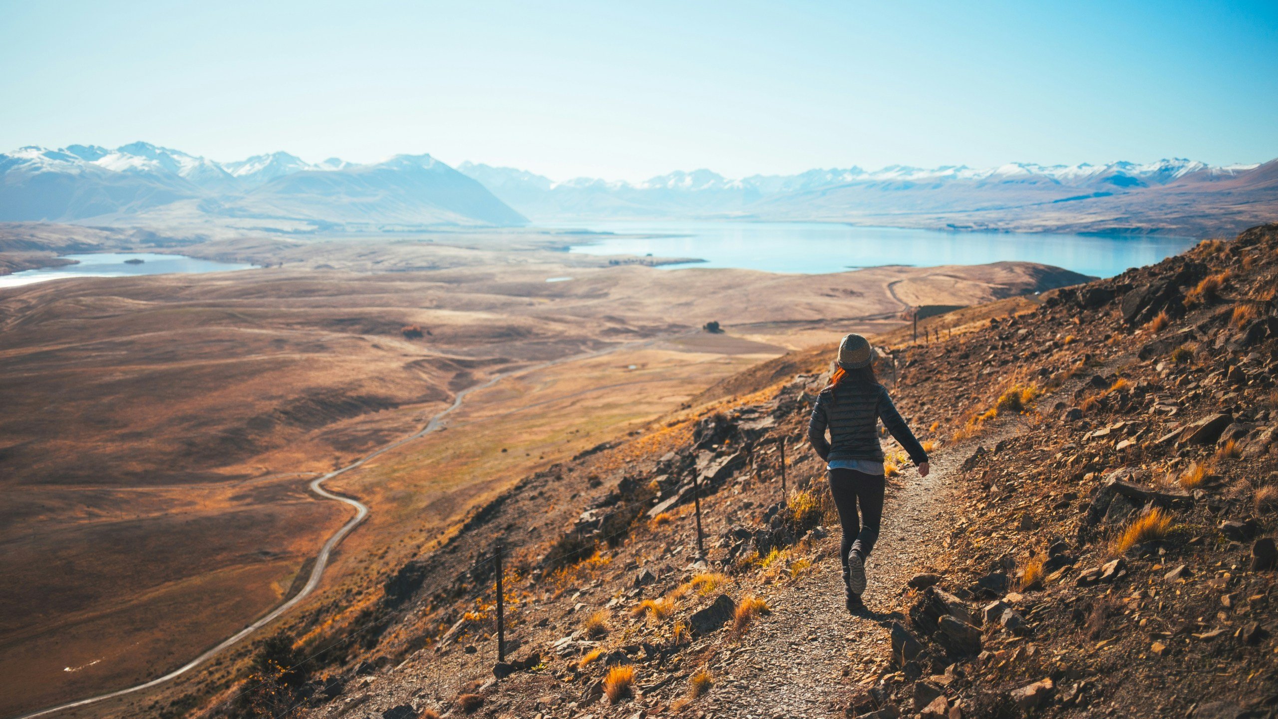Women hiking in New Zealand Women hiking in New Zealand
