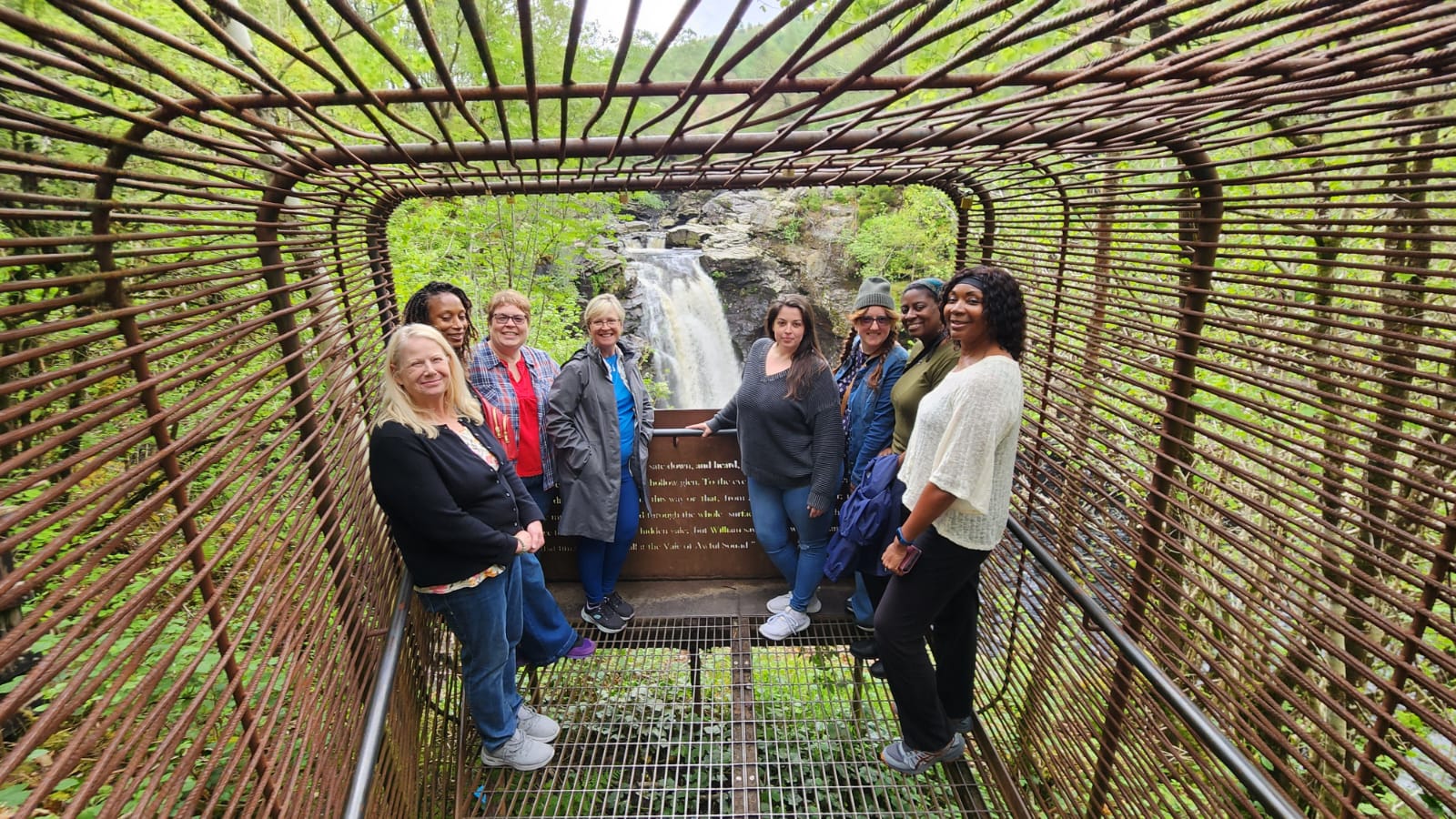 A group of Women Travel Abroad travelers in Scotland
