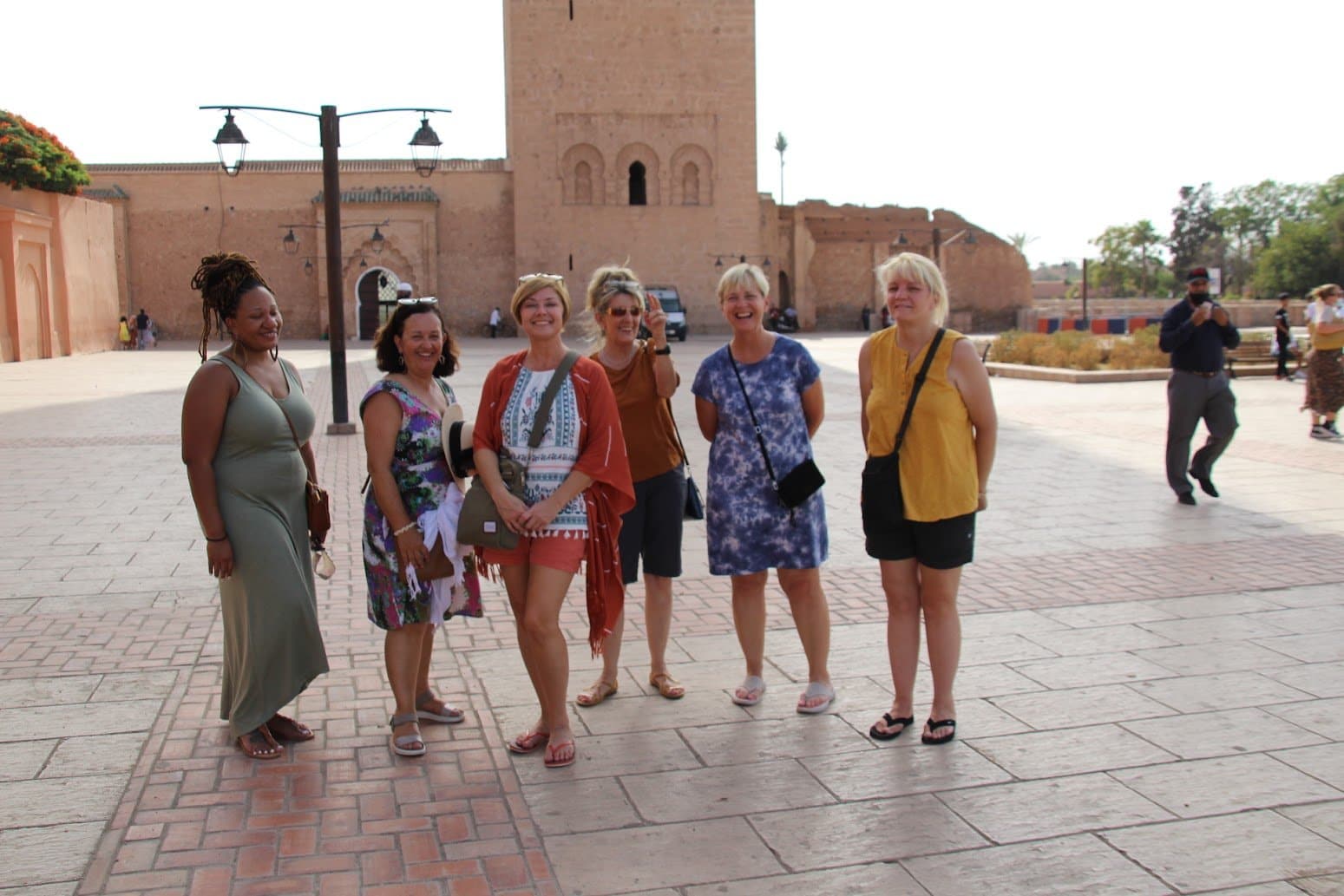 Women walking the streets of Morocco