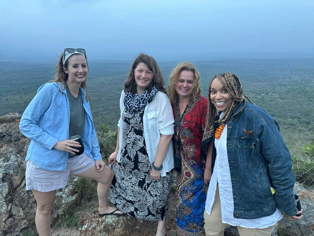 WTA travelers on an early morning Kenya safari