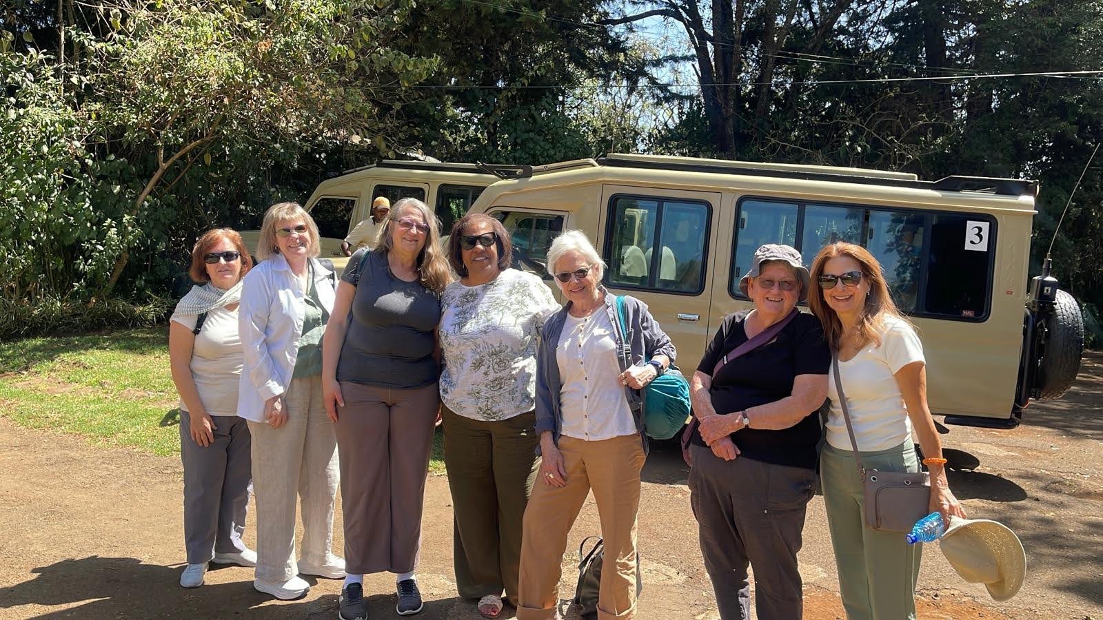WTA travelers ready to the nines for an adventure in Kenya