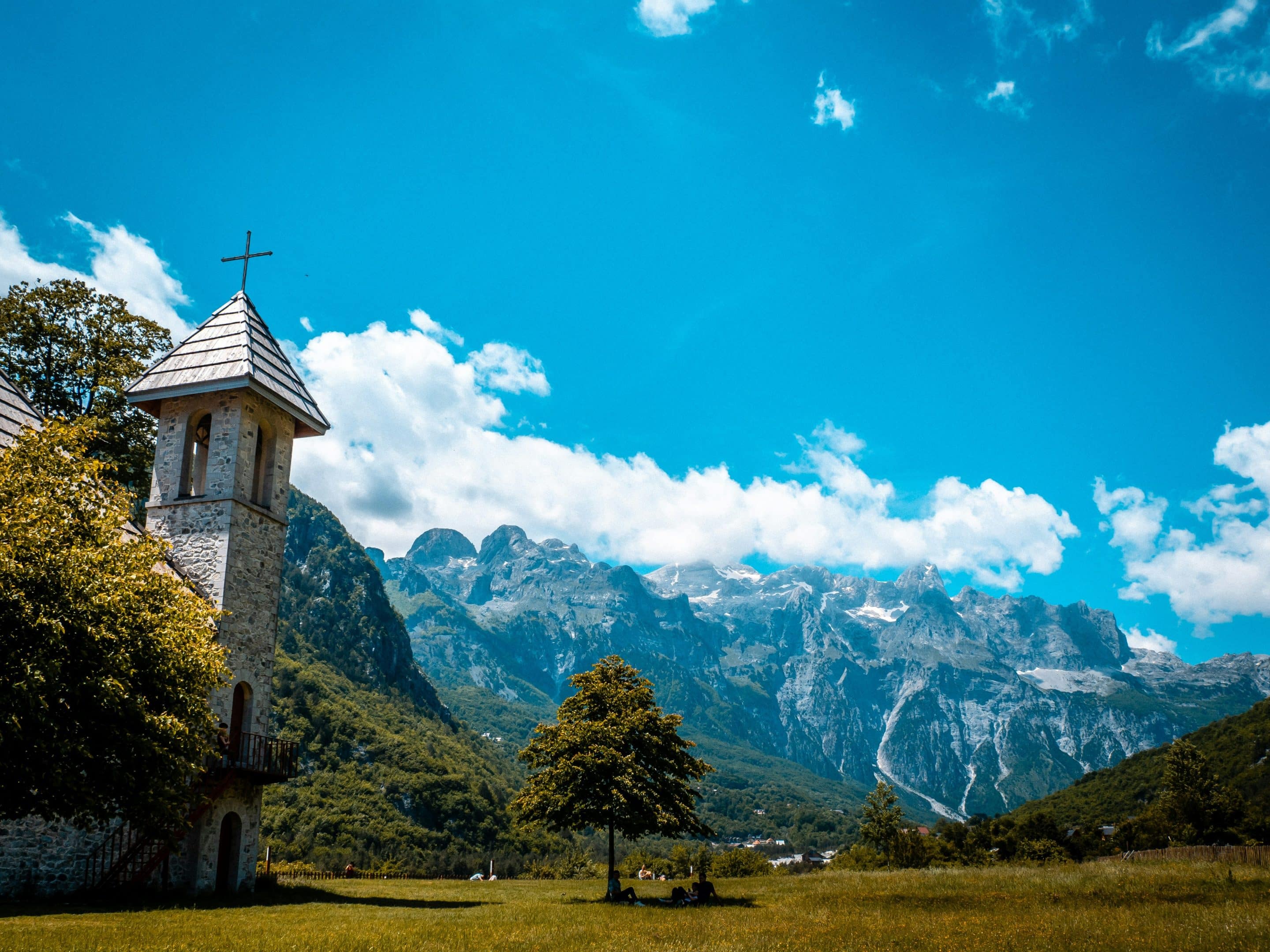 Stunning vistas of the Albanian Alps